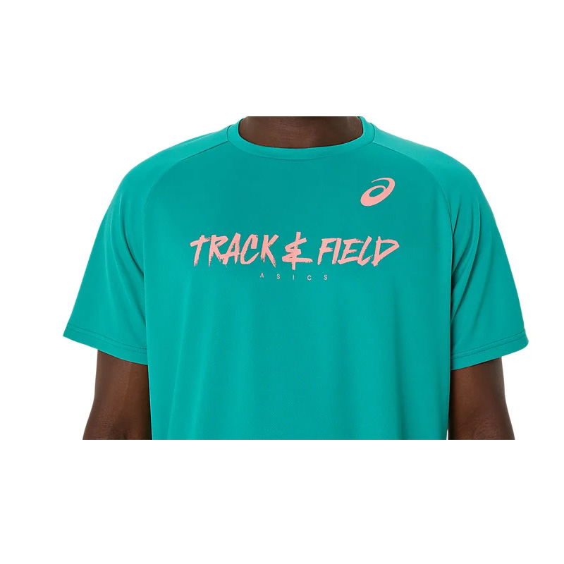 ASICS アシックス トラックペイントグラフィック半袖シャツ