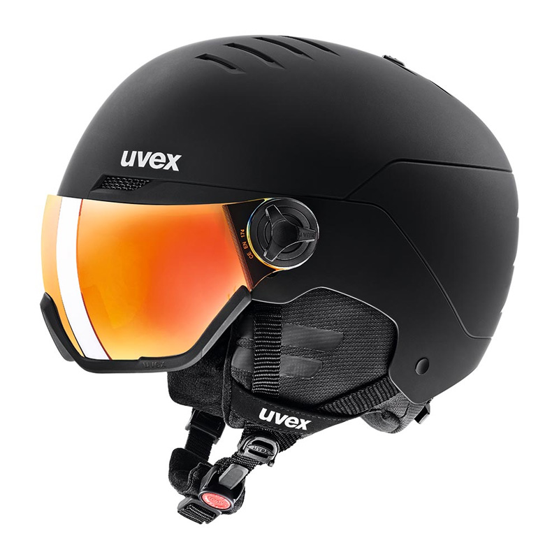 ウベックス スキーヘルメット wanted visor アルペン スキー スノーボード 566262 58-62cm バイザー ヘルメット  眼鏡使用可能 uvex 2023-24 スキーアクセサリ
