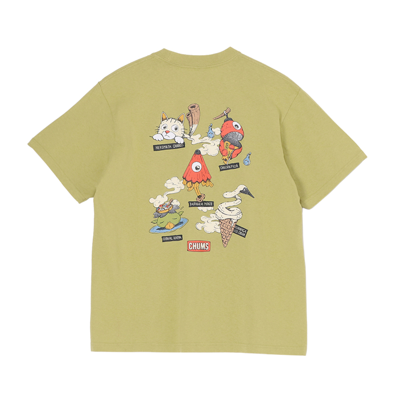 CHUMS チャムス アンチバグフードヨーカイポケットTシャツ