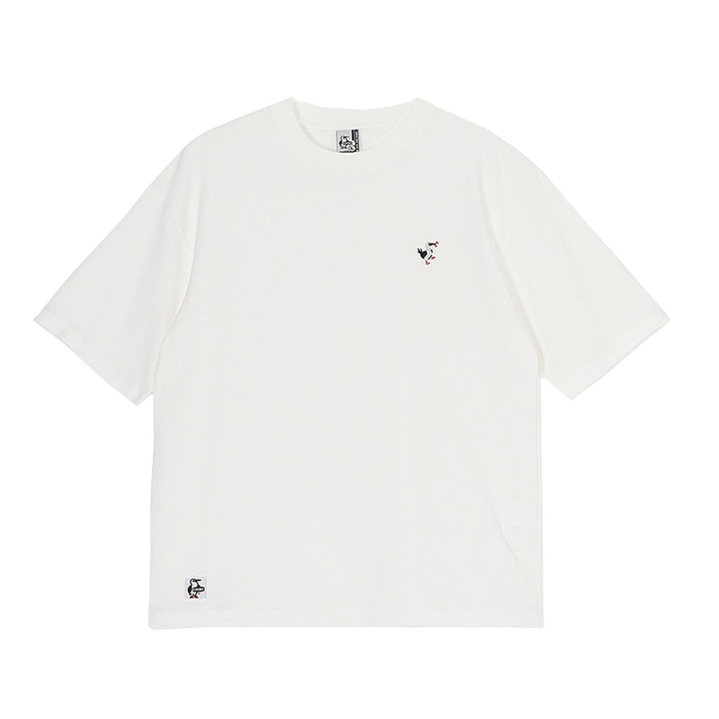 CHUMS チャムス チャムスエンブロイダリーTシャツ メンズ 半袖 T