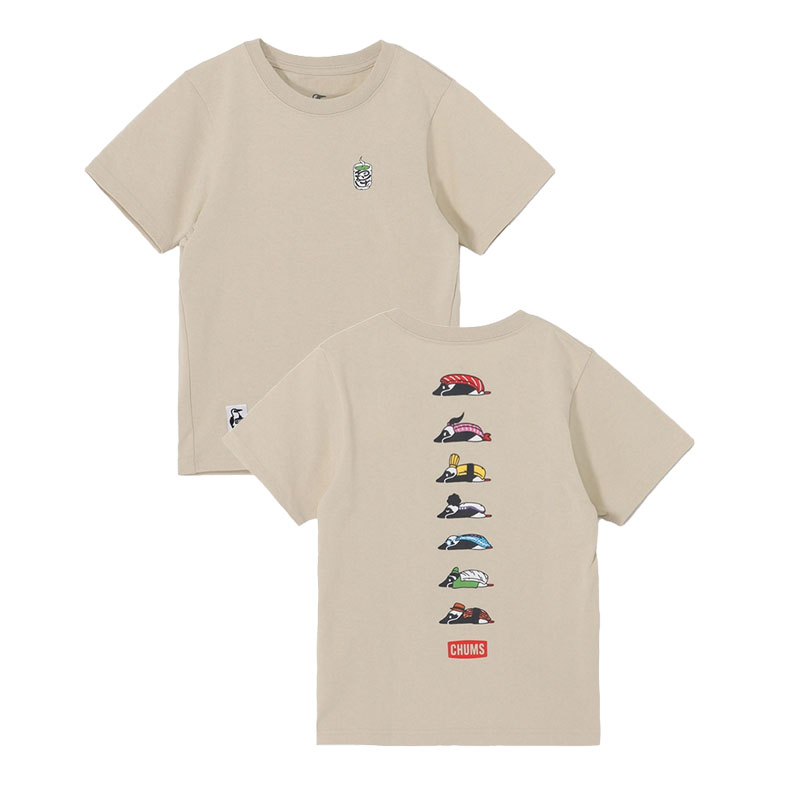 CHUMS チャムス トップス Tシャツ 半袖Tシャツ ブービースシフレンズTシャツ レディース 寿司ネタ USAコットン100％ CH11-2521 CHUMS チャムス トップス Tシャツ 半袖Tシャツ ブービースシ