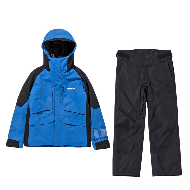 フェニックス SNOW STORM JACKET・BLIZZARD PANTS スキーウェア 上下セット メンズ ESM22OT16 ESM22OB15 ブルー 2022-23 アルペン スノーボード Phenix