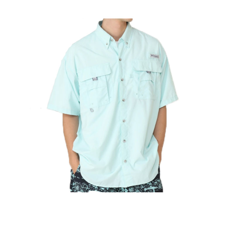 コロンビア バハマIIショートスリーブシャツ メンズ カジュアル 半袖シャツ UVカット 高通気性 ...