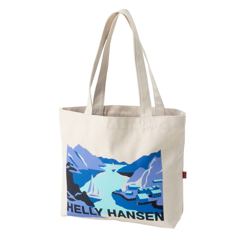 HELLY HANSEN ヘリーハンセン オーガニックコットンロゴトートM