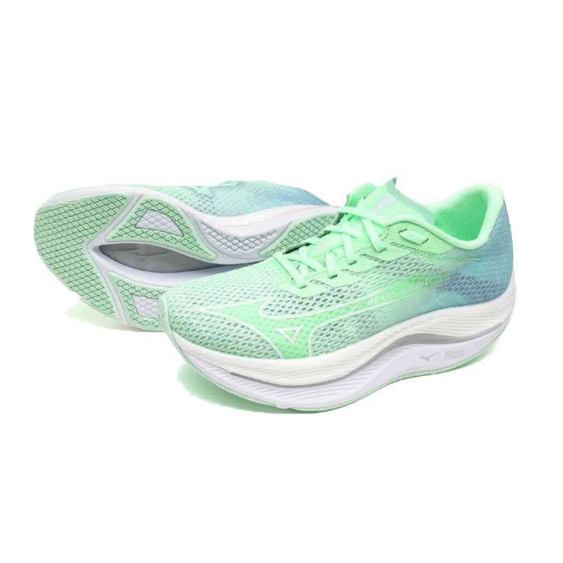 ミズノウエーブリベリオンフラッシュ2 レディース ランニングシューズ レーシング 陸上 マラソン ランナー 長距離 J1GD2435 mizuno 2025春夏モデル_1
