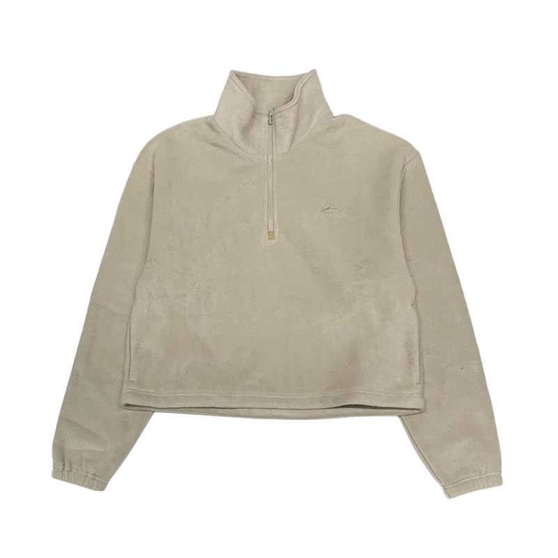 KELTY（ケルティ） パフリースクロップドハーフジップ レディース