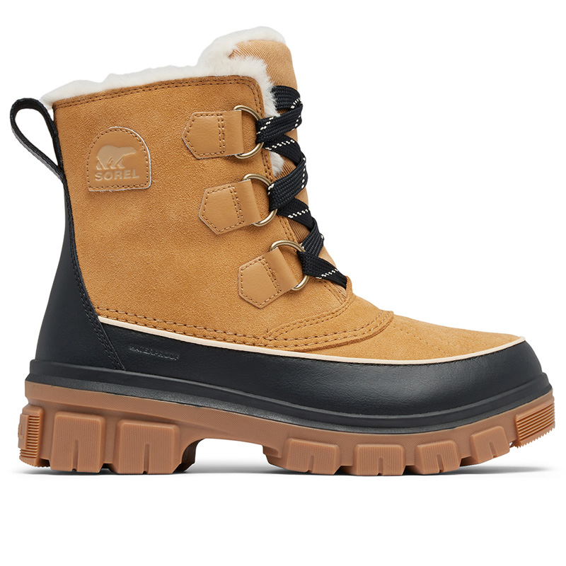 ✨完売品　ソレル　ウインター　ボワ　ブーツ　防水フルグレインレザー 26cm 黒 SOREL（ソレル） ブーツ レディース 防水 スノーブーツ 滑らない 防滑