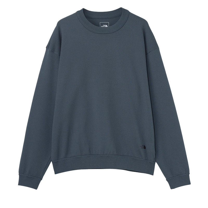 24G ロングスリーブ ニットシャツ【TIBOR/EASY FIT】 THE NORTH FACE（ザ ノースフェイス） ロングスリーブリップルニット
