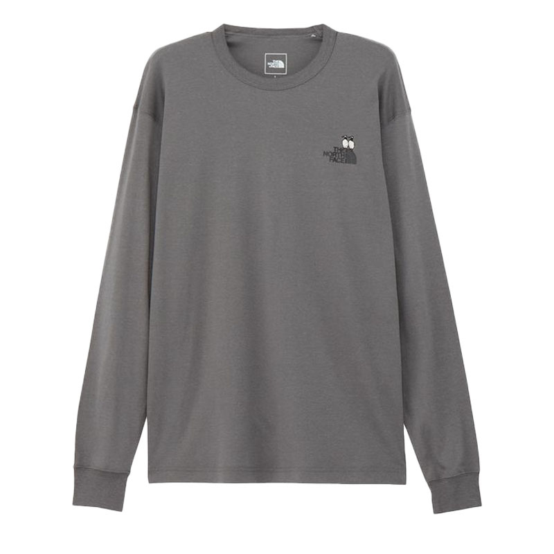 フィンガーロングスリーブTシャツ　グレー cepo（セポ） tシャツ フィンガーホールロングスリーブTee レディース