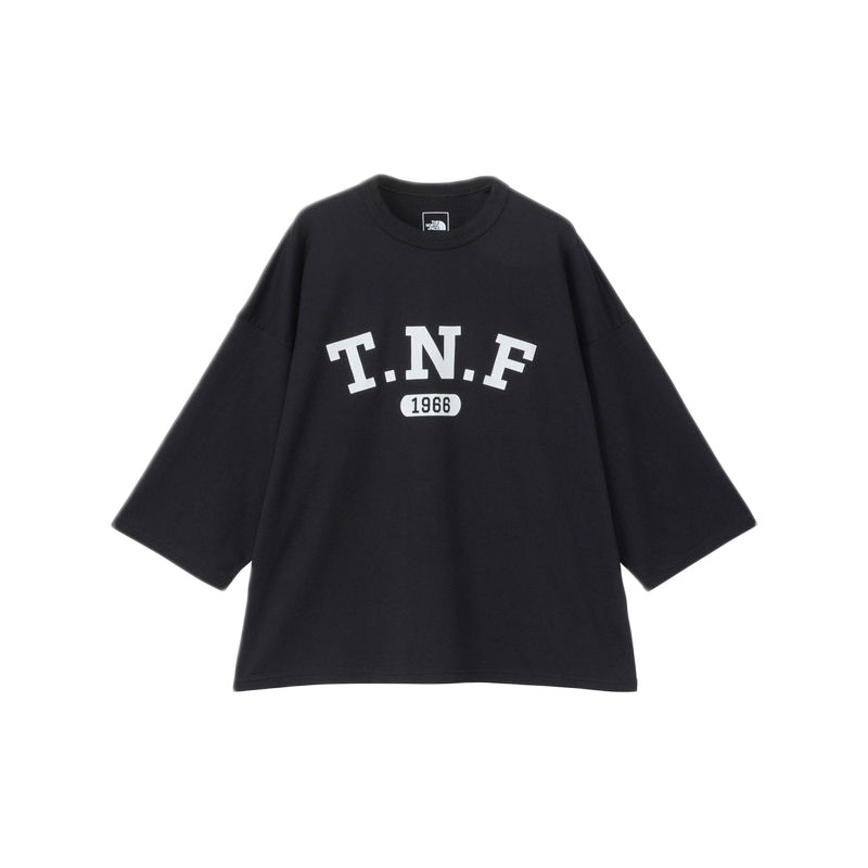 ザ・ノース・フェイス スリークォーターTNFロゴティー メンズレディース Tシャツ カットソー 七分袖 UV アウトドア 普段着 NT82433 THENORTHFACE 2024秋冬 THE NORTH FACE ザ・ノース・フェイス スリークォーターTNFロゴ