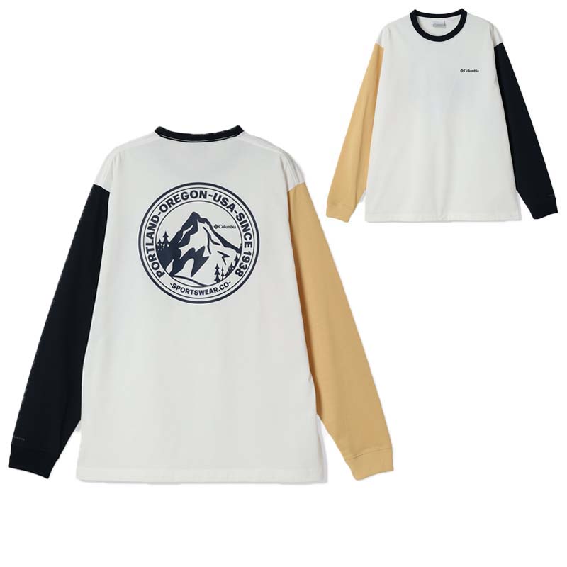 送料無料 いくらから Columbia アーバンハイクグラフィックロングスリーブ コロンビア 長袖シャツ