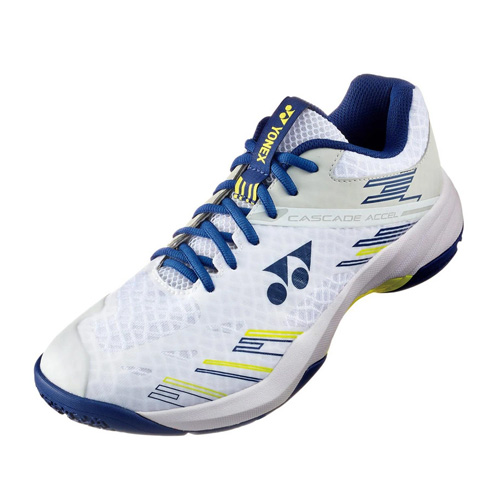 ヨネックス バドミントンシューズ パワークッションカスケードアクセル メンズ 3E ホワイト/ネイビー SHBCA1 YONEX | YONEX | 01