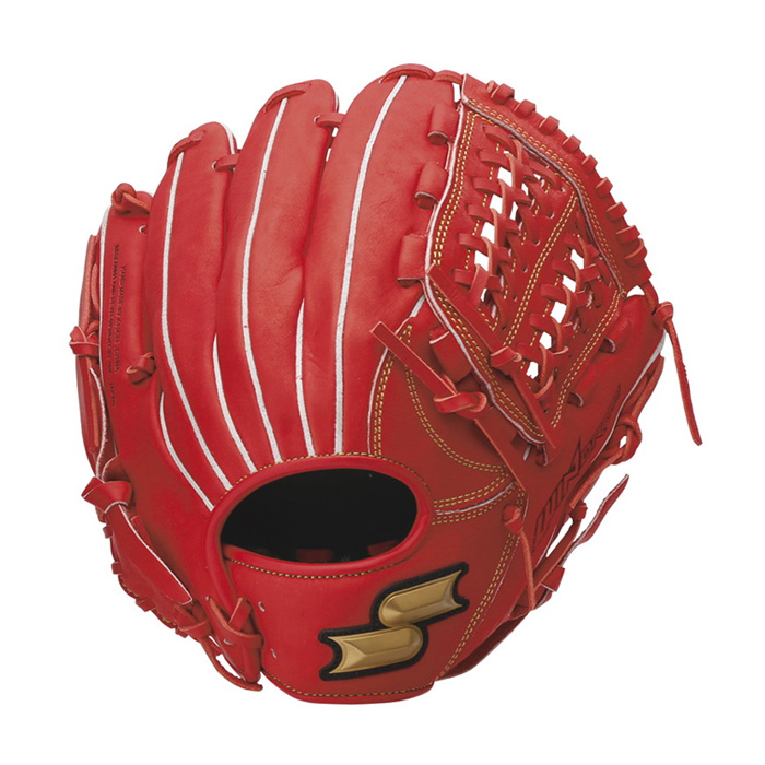 【値下げします】レッド　レザー 軟式グローブ 左投げ用 MIZUNO 交換無料 ソフトボール グローブ 大人 左投げ ミズノ