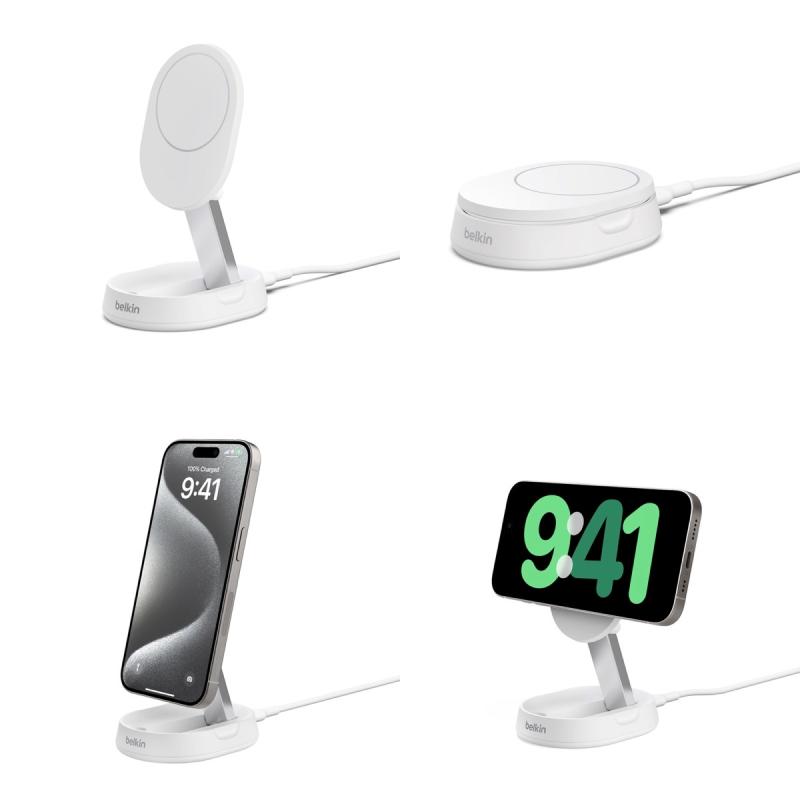 Belkin（ベルキン） 充電器 ワイヤレス Qi2 MagSafe対応 BoostCharge