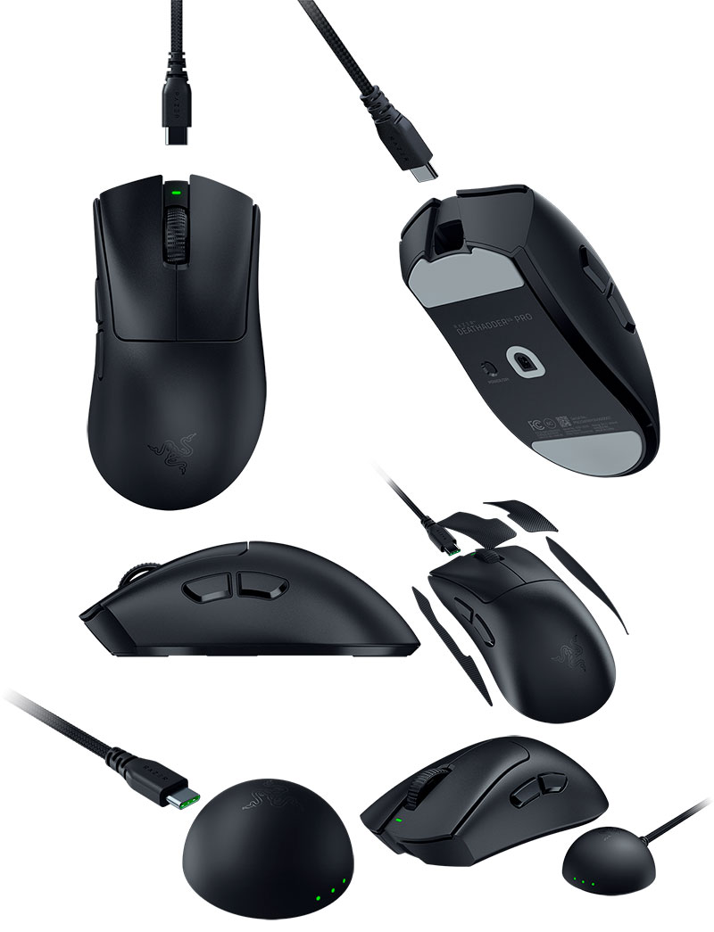 Razer DEATHADDER V4 PRO ワイヤレスマウス Amazon.com: Razer DeathAdder V4 Pro Wireless Gaming Mouse: 57g