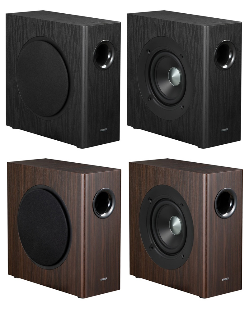 Edifier Edifier T5s パワードサブウーファー 定格出力70W 木目調