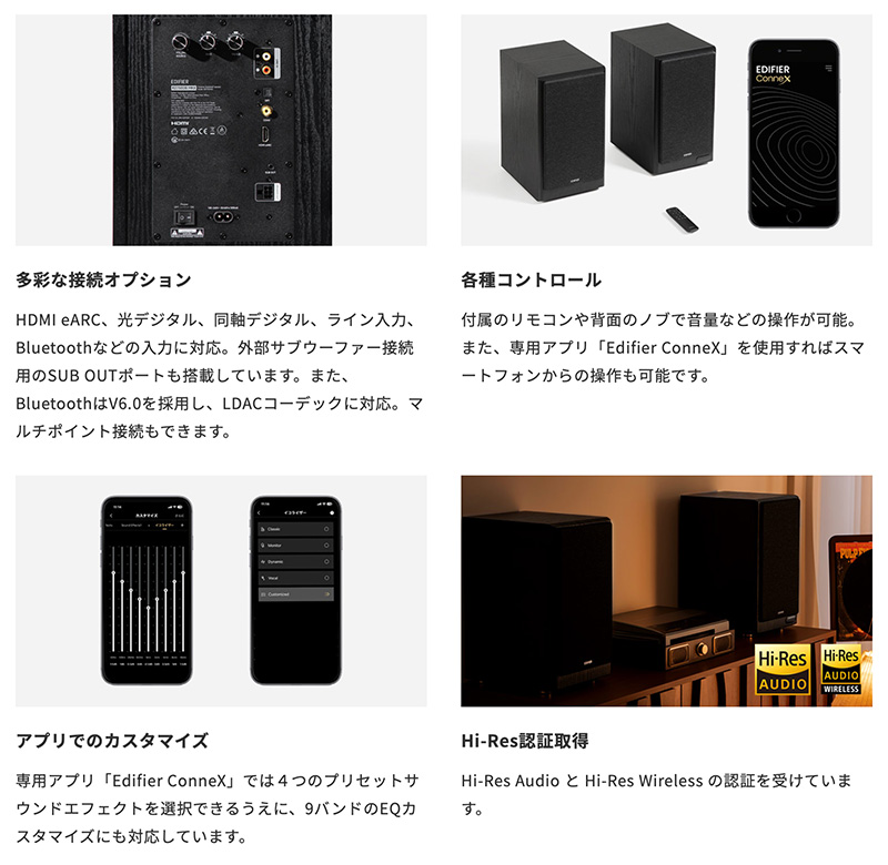 Edifier EDIFIER R2750DB MKII パワードブックシェルフスピーカー