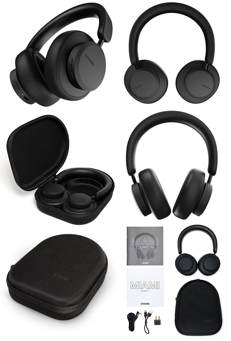 ワイヤレス ヘッドホン Urbanista MIAMI Noise Cancelling Bluetooth 