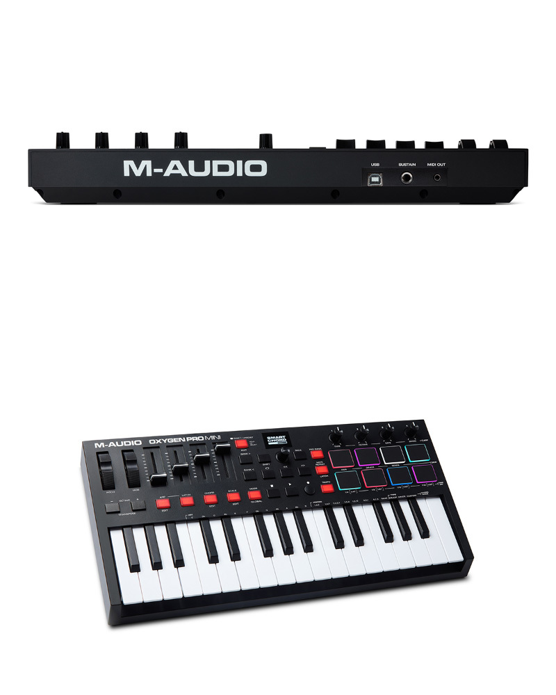 M-AUDIO エムオーディオ Oxygen Pro Mini 32鍵 セミウェイト USB MIDI