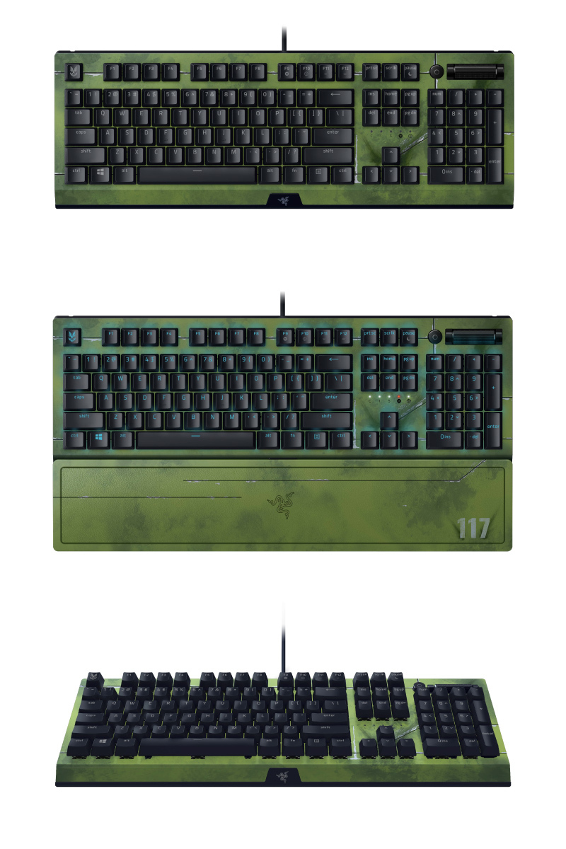 Razer レーザー BlackWidow V3 HALO Infinite Edition Green Switch 英語配列 緑軸 メカニカル  ゲーミングキーボード ネコポス不可 : 503609 : キットカットヤフー店 - 通販 - Yahoo!ショッピング