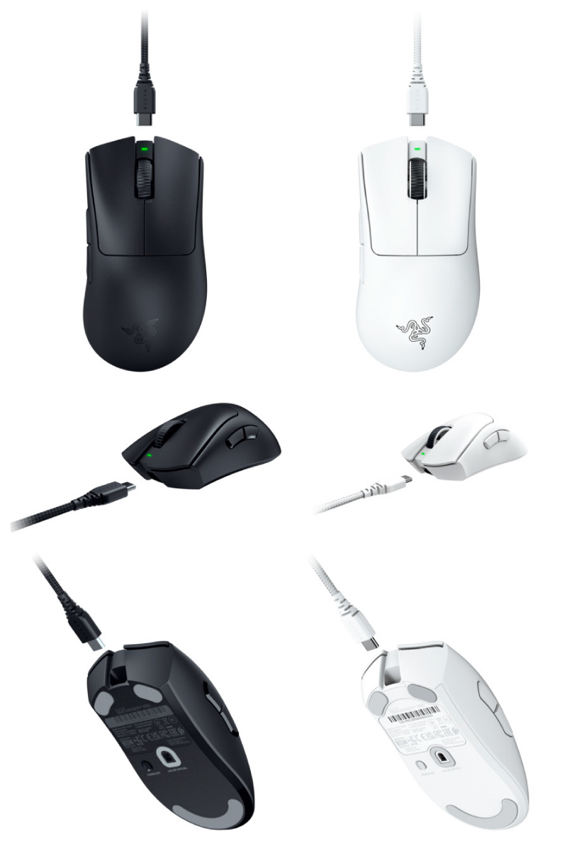 Razer レーザー DeathAdder V3 Pro 有線 / 2.4GHz ワイヤレス 両対応