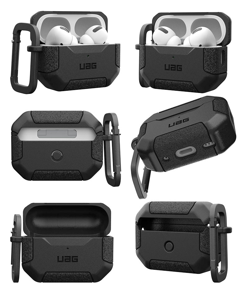UAG ユーエージー AirPods Pro 第2世代 SCOUT 耐衝撃ケース ブラック