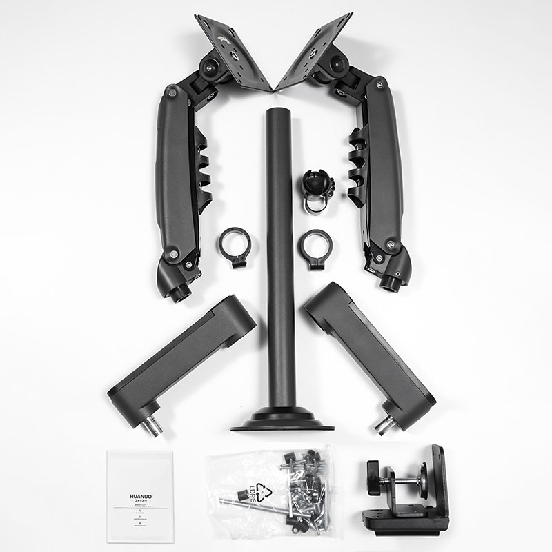 Huanuo ガススプリング式モニターアーム 13-32インチサイズモニター