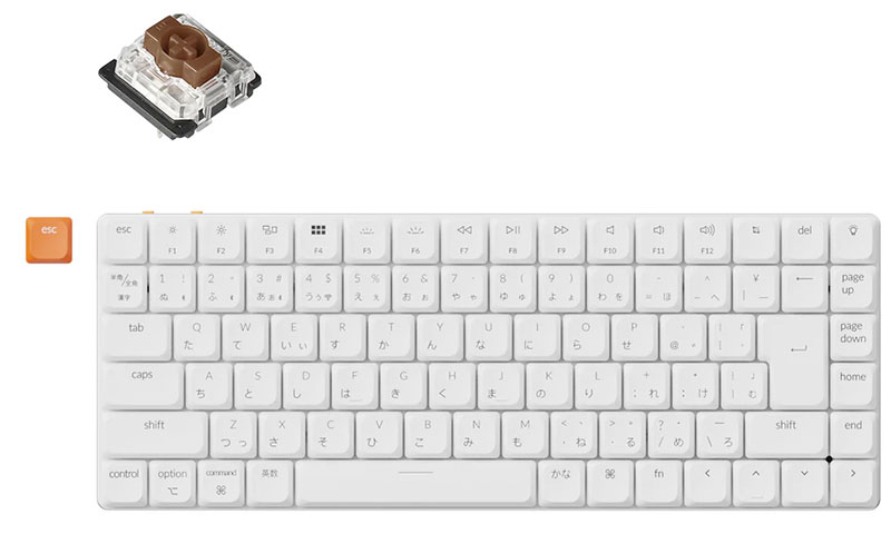 Keychron K3 Max QMK/VIA Mac日本語配列 Gateronロー