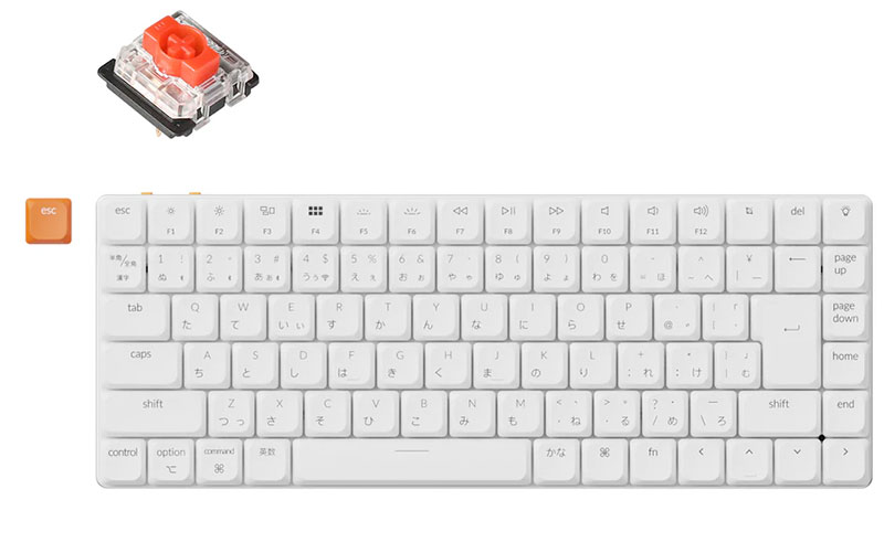 Keychron K3 Max QMK/VIA Mac日本語配列 Gateronロー
