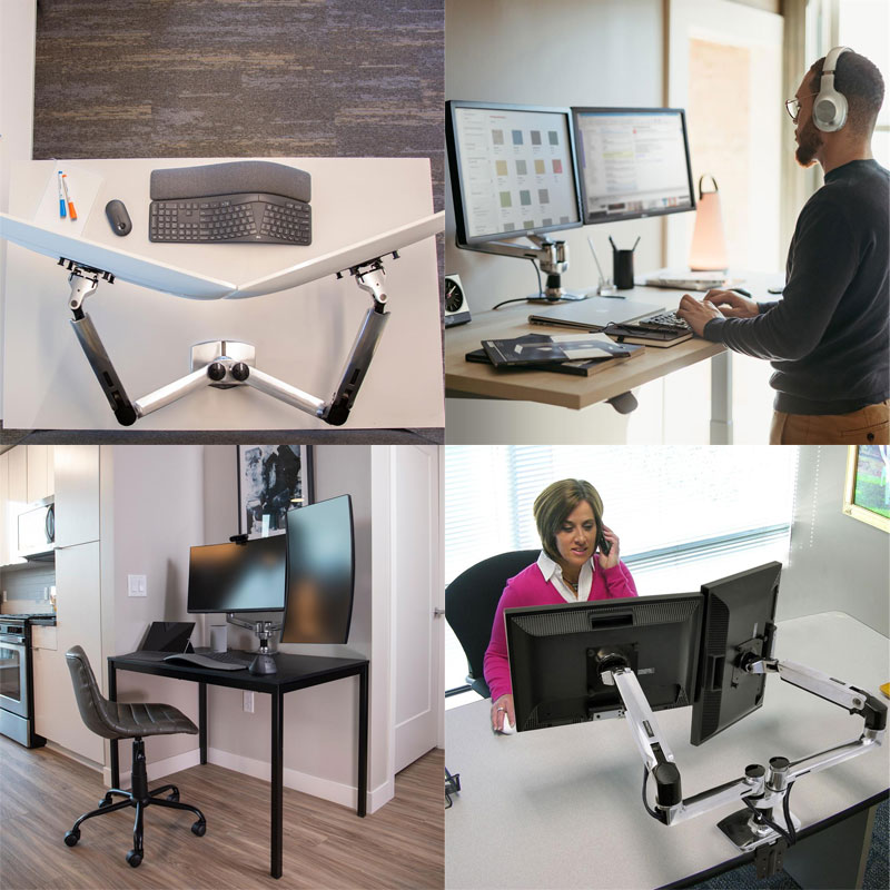 エルゴトロン　デュアルモニターアーム エルゴトロン LX デュアルダイレクト モニターアーム ブラック