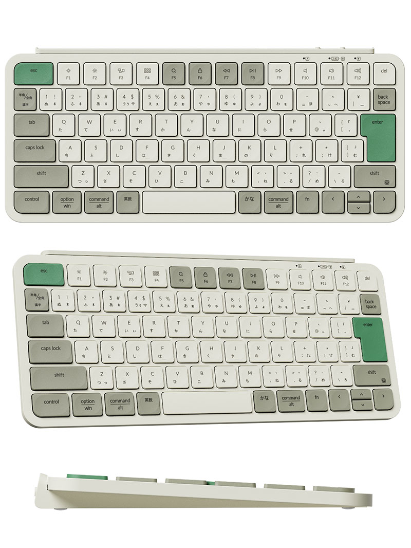 Keychron B1 Pro レトログリーン　US配列 Keychron B1 Pro 英語配列 シザースイッチ ウルトラスリム