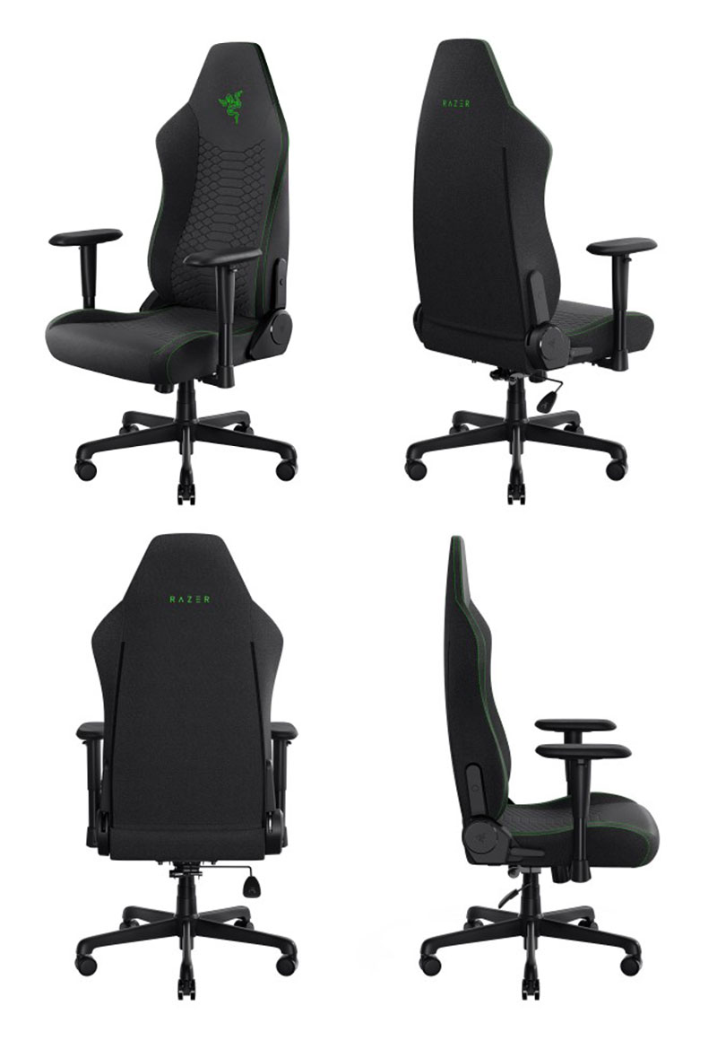 Razer レーザー Iskur V2 X Fabric エルゴノミックゲーミング