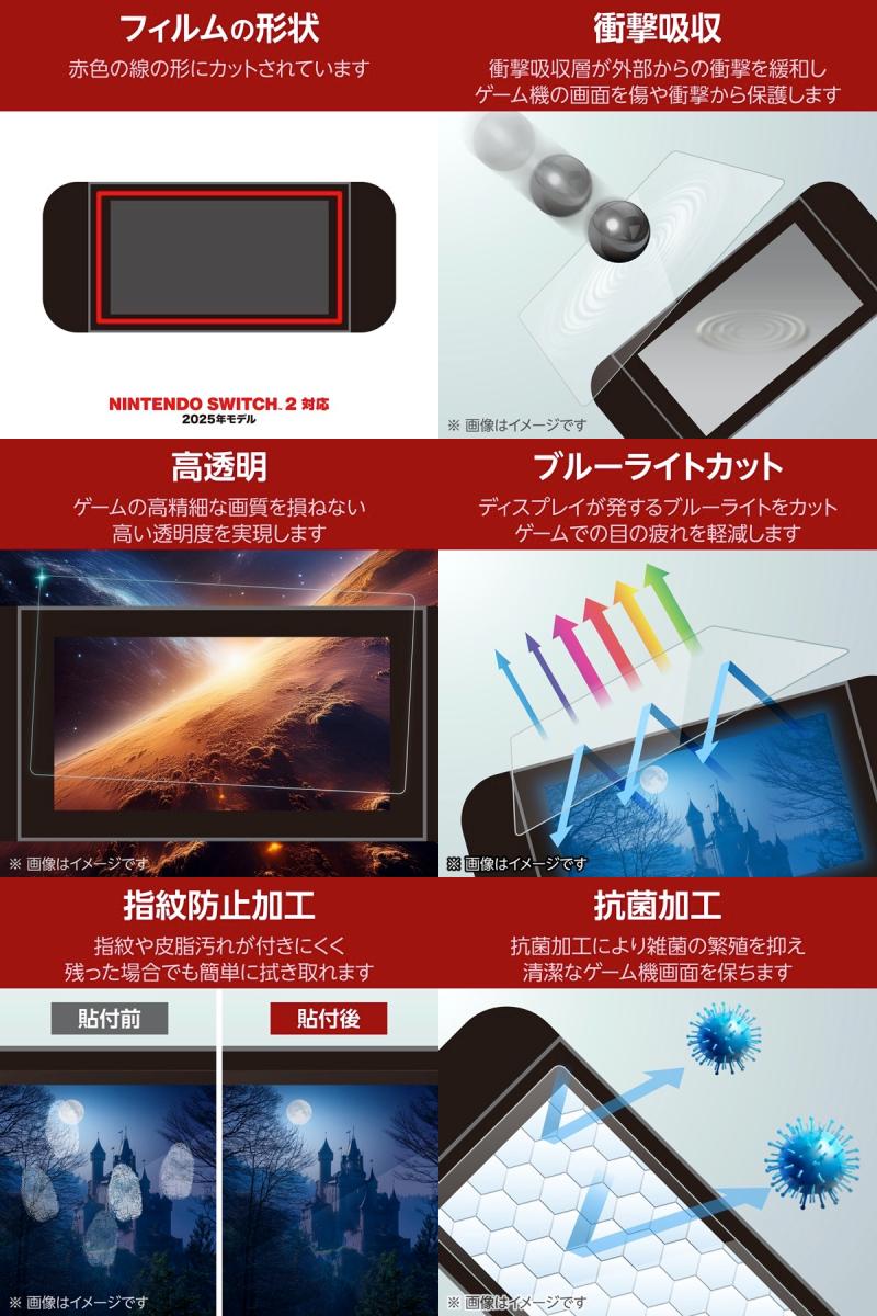 ブルーライトカット・高透明タイプの画像