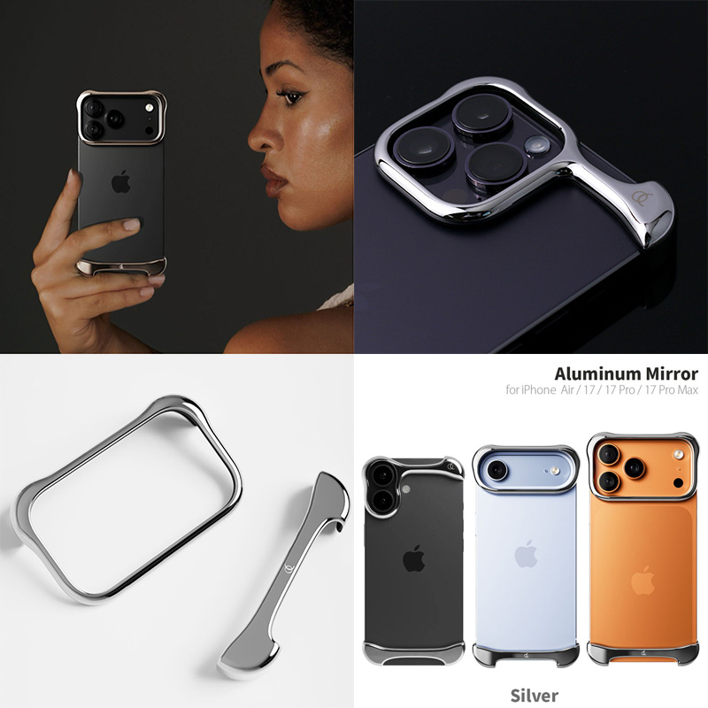 Arc アーク iPhone 17 Pro Pulse アルミバンパー ミラーシルバー