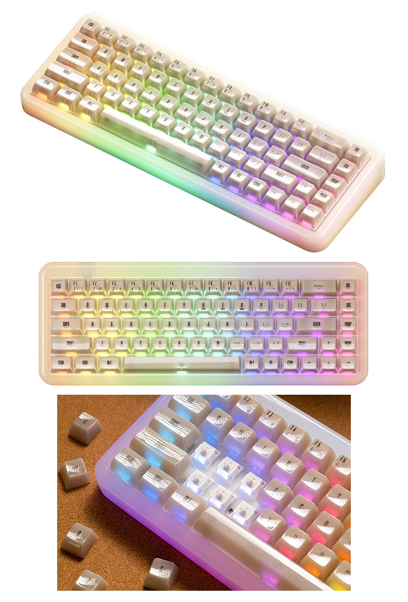 Akko Akko YU01 レジン メカニカルキーボード ホットスワップ VIA