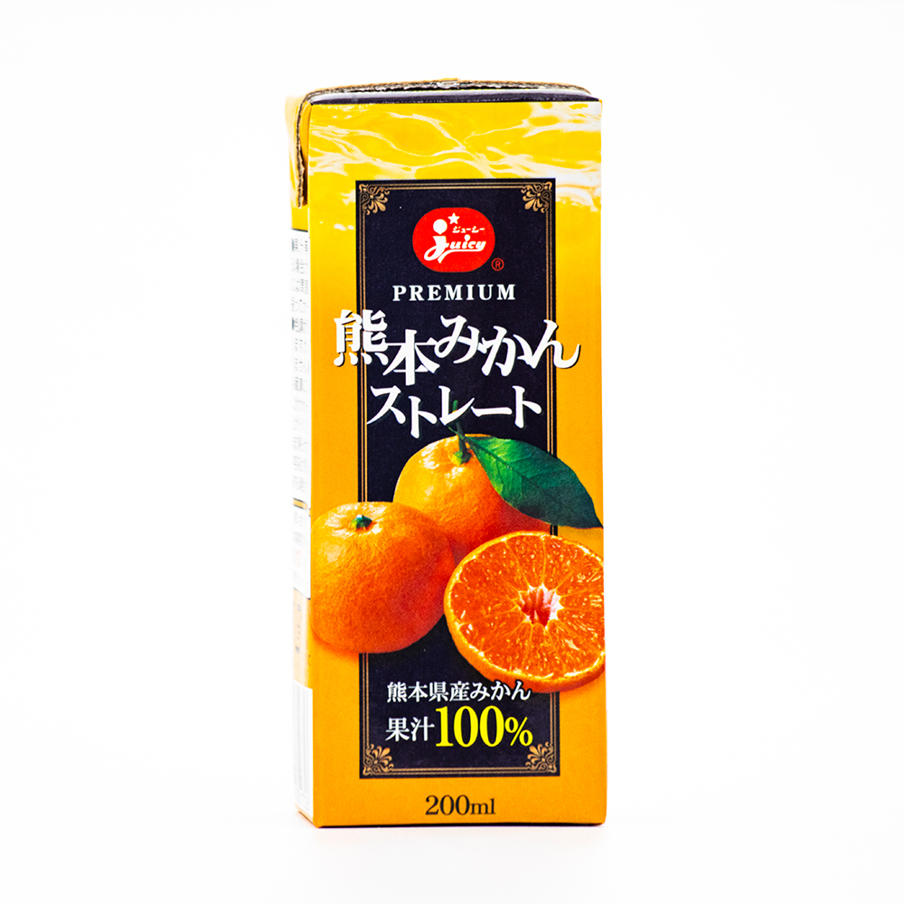 ジューシー 熊本みかんストレート100％ [200ml紙×24本入] | ジューシー