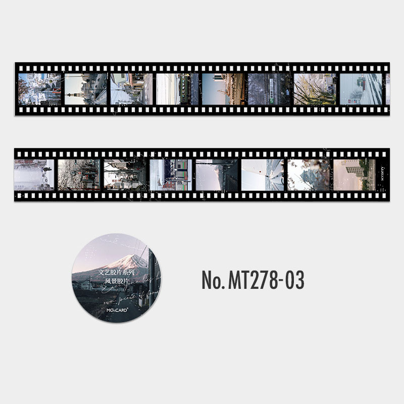 コラージュ 素材 マスキングテープ マステ シール カメラ ネガ