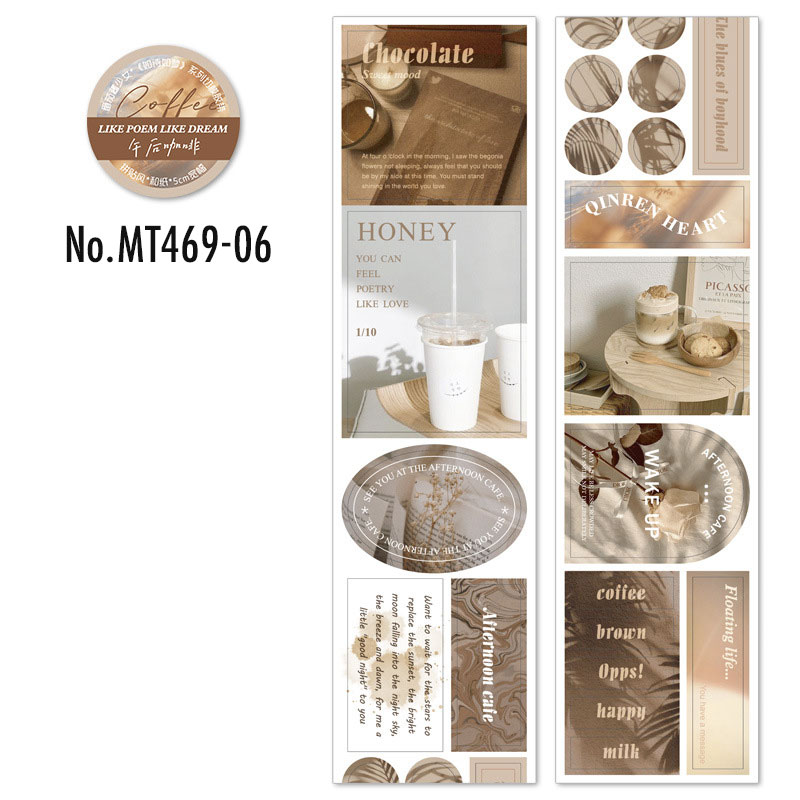 コラージュ 素材 ロールシール おしゃれ 手帳 英字 ジャンクジャーナル