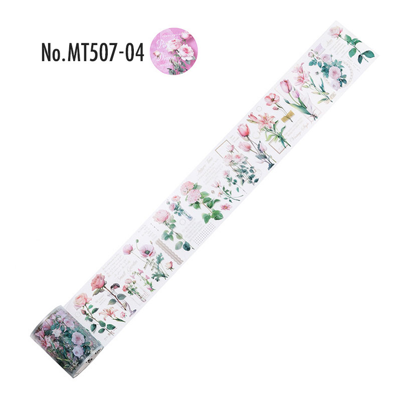 コラージュ 素材 マスキングテープ マステ 花 フラワー 植物 バラ 薔薇