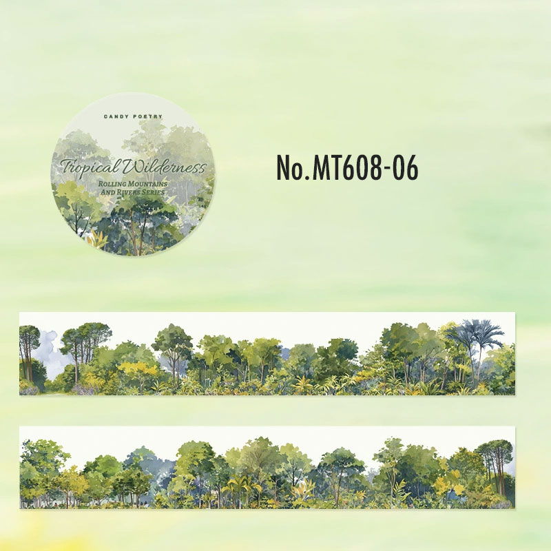 コラージュ 素材 マスキングテープ マステ 風景 背景 景色 ラベンダー