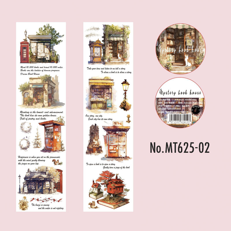 コラージュ 素材 マスキングテープ マステ 建物 風景 街並 ショップ お