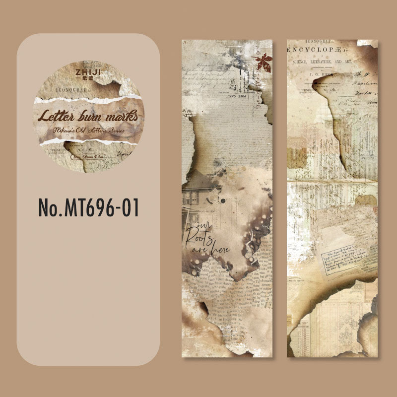 MT696 おしゃれ 楽譜 英字 手紙 建物 蝶々 フィルム マステ ロール