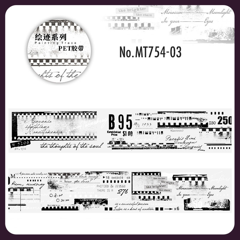 MT754 飾り 装飾 アクセント おしゃれ マステ ロールシール コラージュ