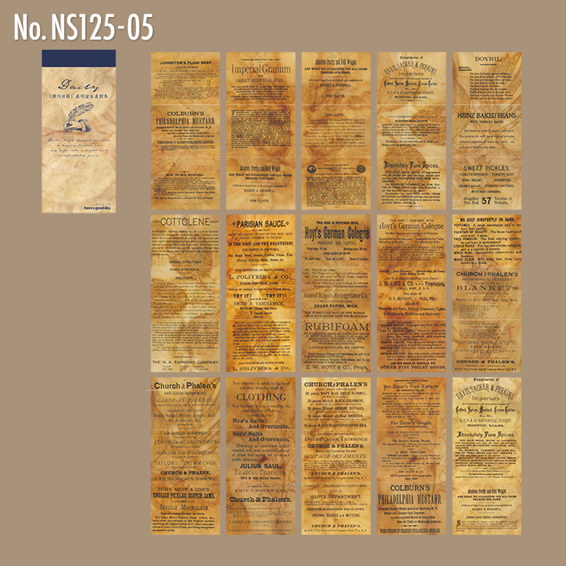 コラージュ 素材 デザイン ペーパー 英語 ラベル 手紙 楽譜 ジャンク