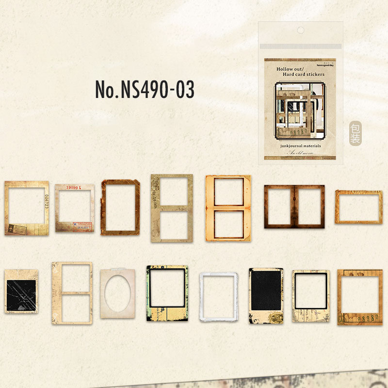 コラージュ 素材 シール カメラ フィルム フレーム 額縁 枠 額