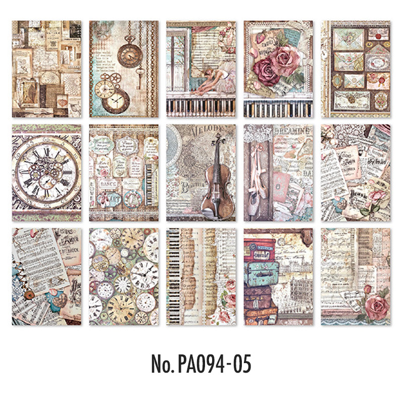 コラージュ 素材 デザイン ペーパー ジャンクジャーナル アンティーク