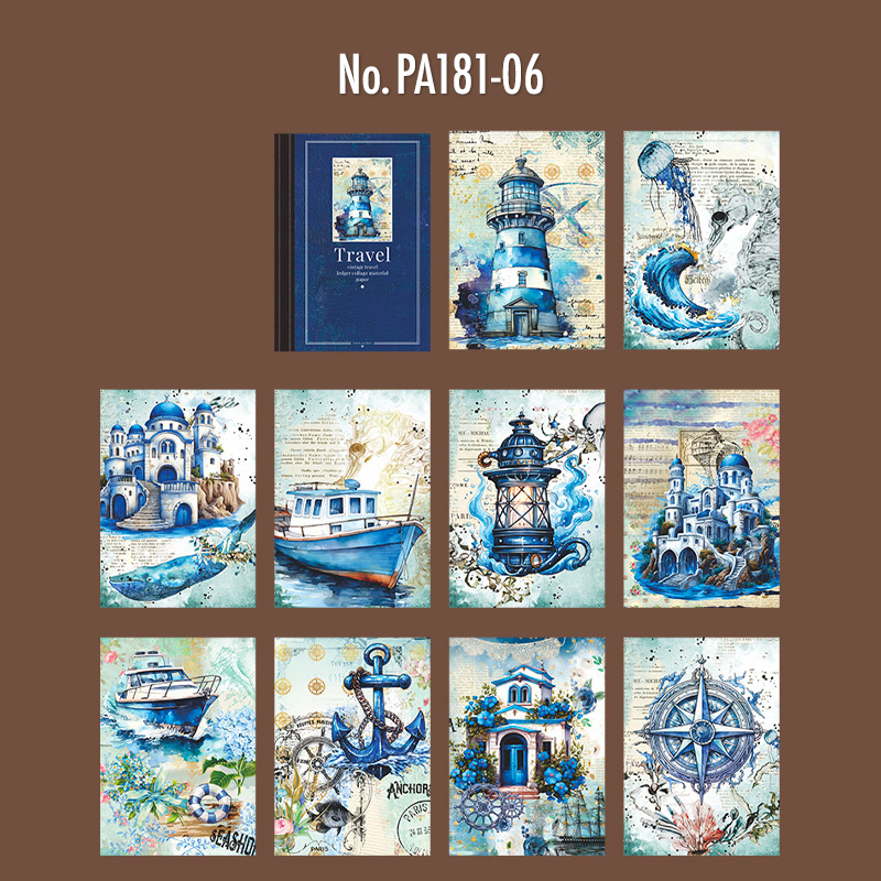 コラージュ 素材 デザイン ペーパー 建物 建築物 観光地 ジャンク