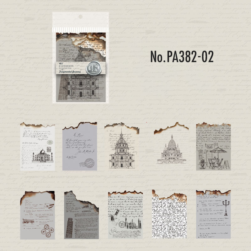 コラージュ 素材 デザイン ペーパー 手紙 英語 楽譜 英文 ジャンク