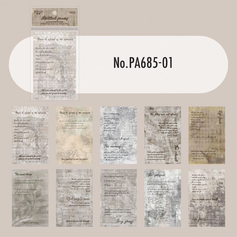 PA685 硫酸紙 背景 手紙 英字 英語 メモ 英文 手書き コラージュ 素材
