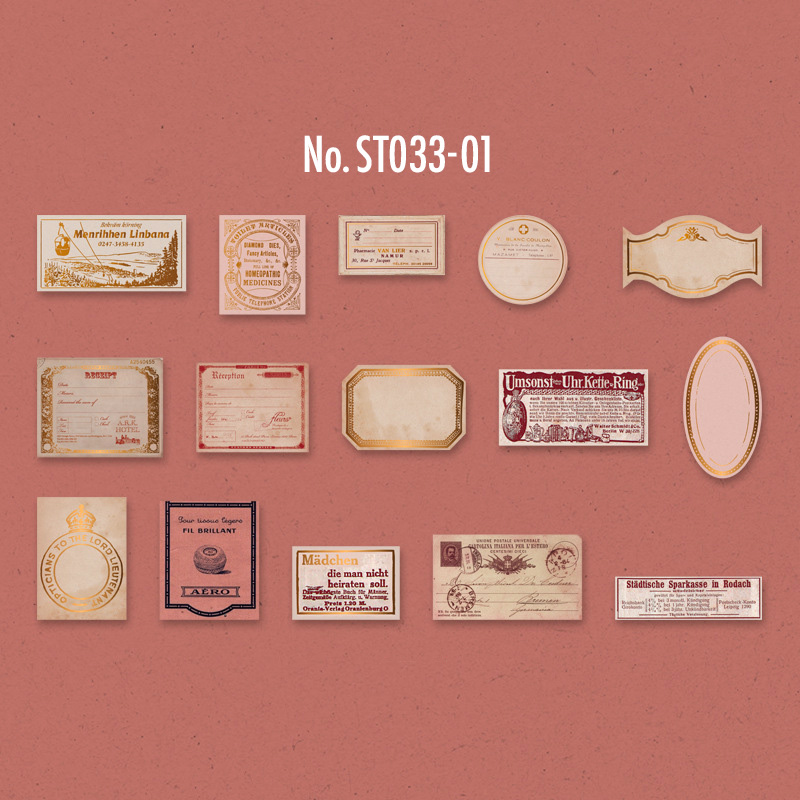 コラージュ 素材 シール タグ ラベル フレーム ジャンクジャーナル アンティーク ヴィンテージ レトロ ステッカー 海外 手帳 フレーク ...